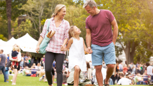 family leaving market event