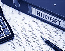 Budget binder and calculator