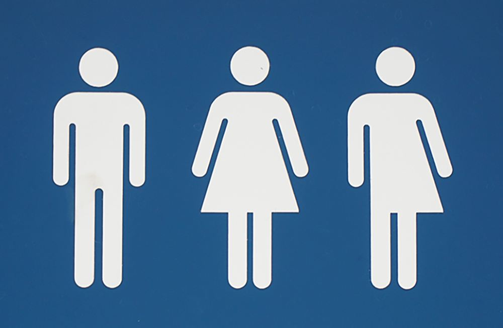 public washroom sign