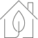 House with leaf